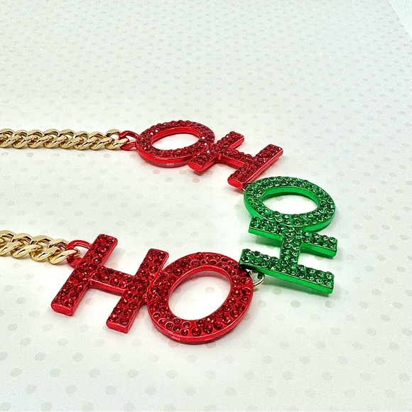 Betsey Johnson ‘Ice Queen’ HoHoHo Necklace/Earrings NWT! - Picture 8 of 15